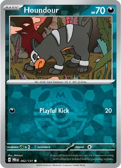 Houndour Master Ball Holo 62